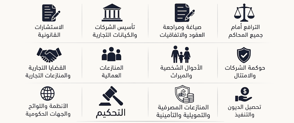 الخدمات القانونية